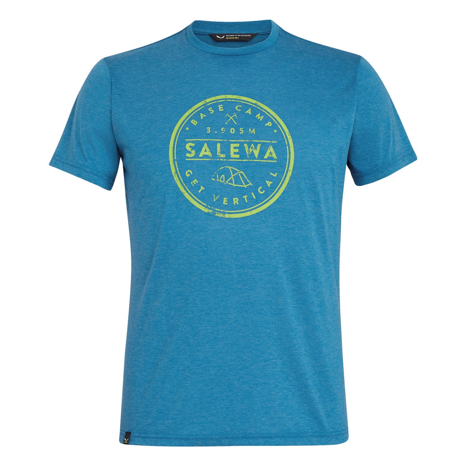 T-Shirts Salewa Base Camp Drirelease® Homem Azuis 105FCWSZI